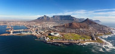 Kapské město - Panorama Kapského Města za výjimečně krásného počasí