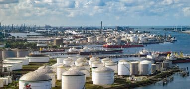 Rotterdam - Celkový pohled na terminál Maasvlakte 2