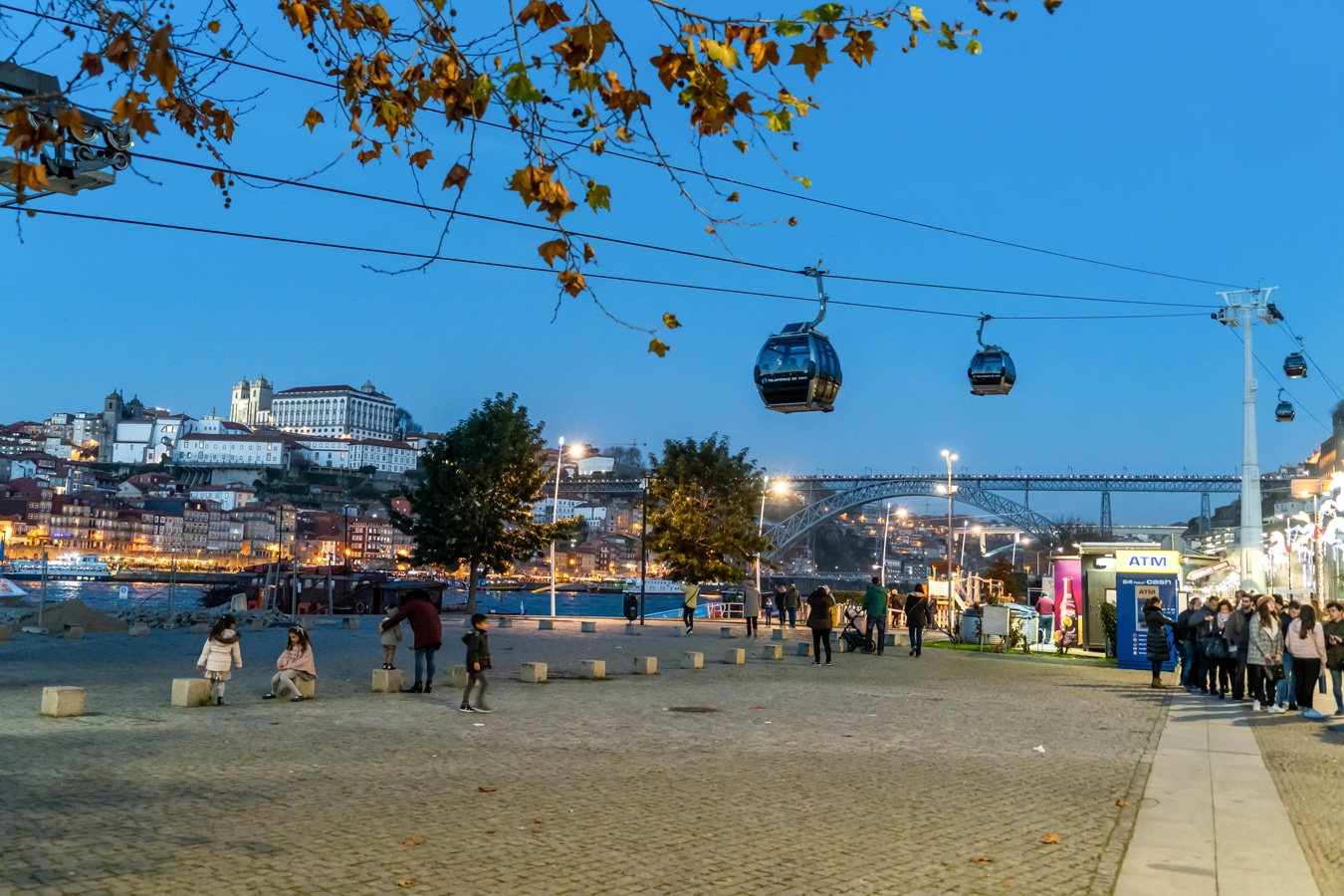 Porto - lanovka na levém břehu Doura