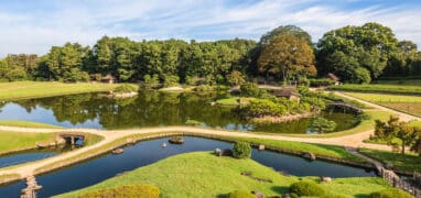 Jedna ze Tří skvostných zahrad Japonska – Kórakuen v Okajamě