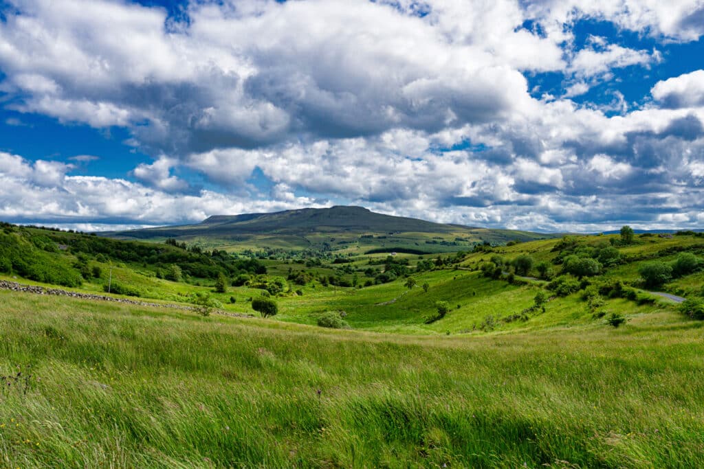 Irské vnitrozemé - typická krajina v hrabství Cavan