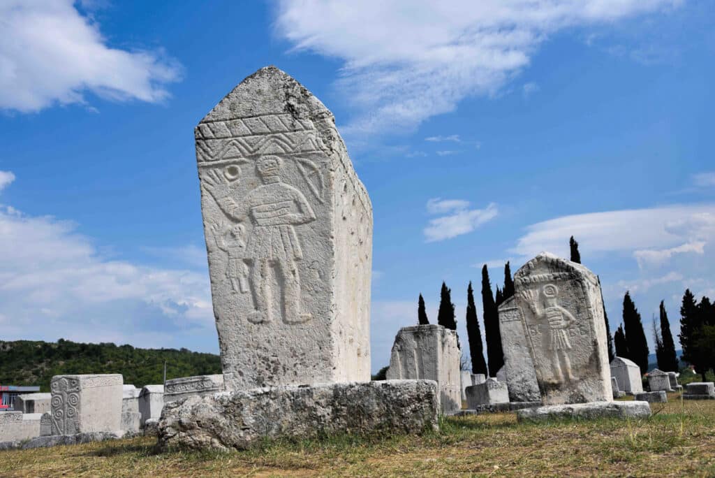 Náhrobek „stećci“ v bosně