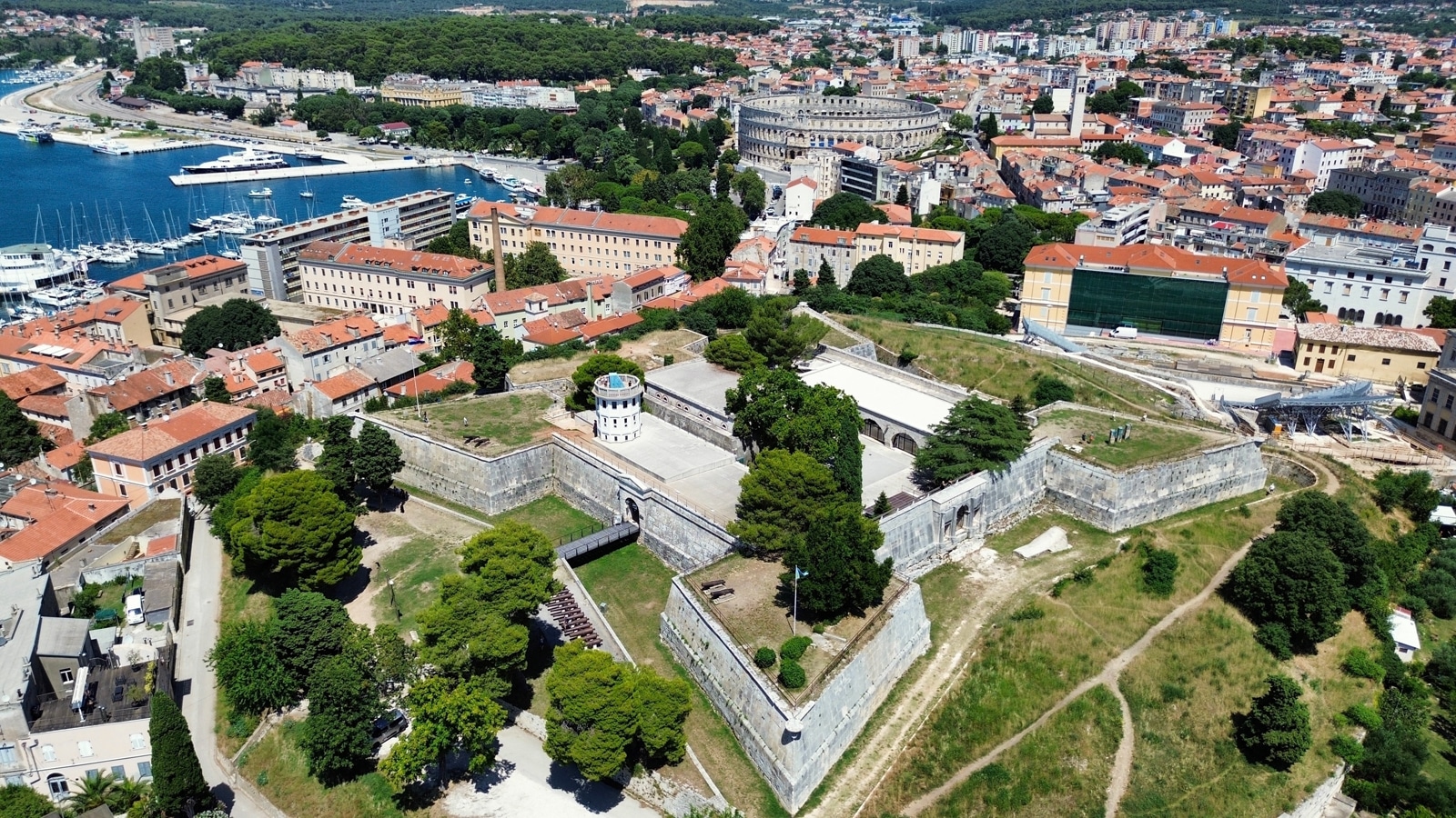 Pula - pevnost z doby nadvlády Benátské republiky