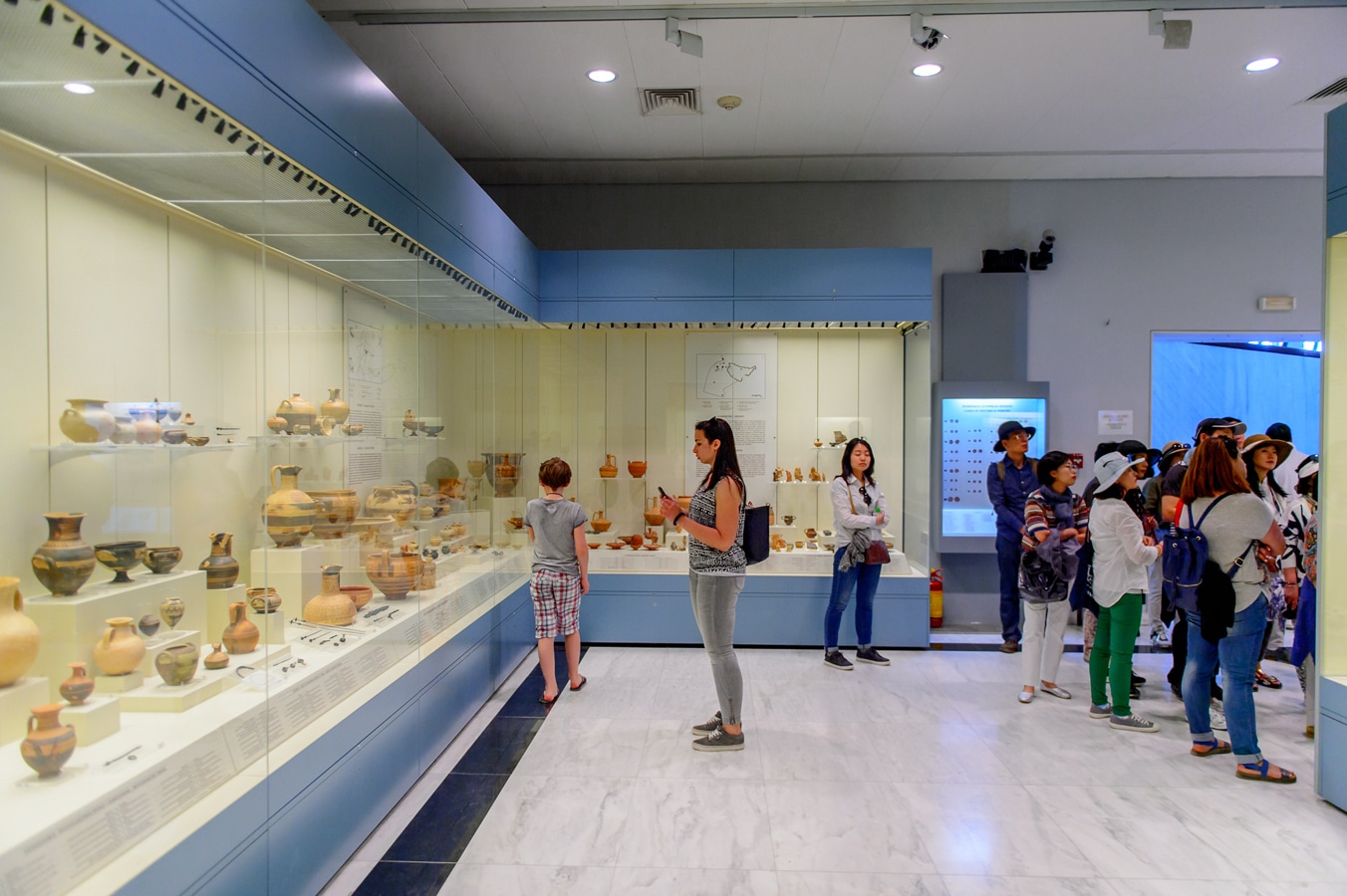 Expozice v Archeologickém muzeu v Mykénách