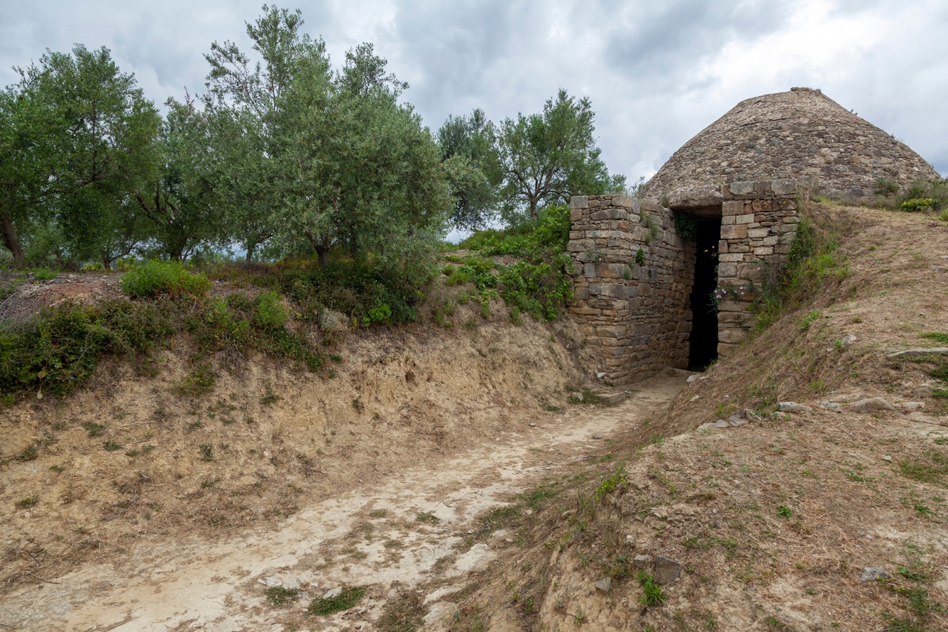 Pylos - kopulová hrobka u paláce krále Nestora