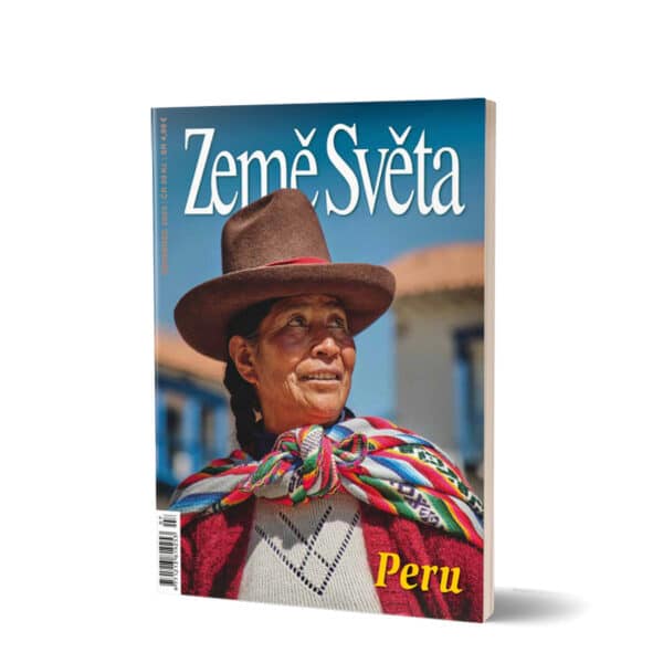 Peru - žena v typickém klobouku