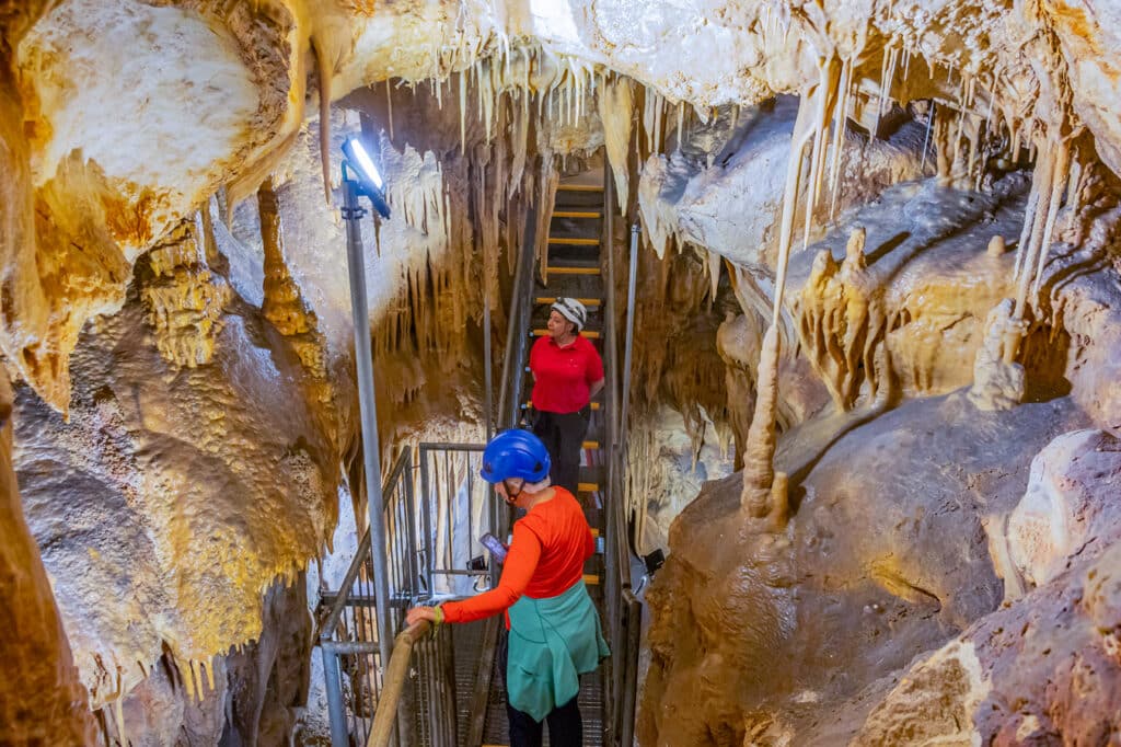 Jeskyně Cueva del Puerto - u vstupu do Sixtinského sálu
