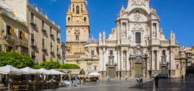 Murcia - hlavní průčelí katedrály Santa María