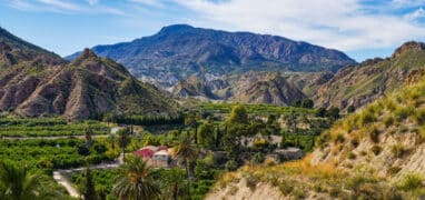 Region Murcia - pohled na venkovskou krajinu