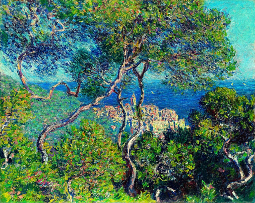 Bordighera na obraze Clauda Moneta z roku 1884
