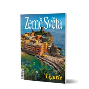 Ligurie - pohled na obec Vernazza v národním parku Cinque Terre