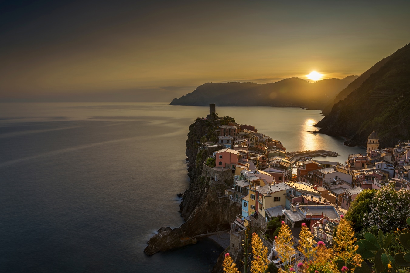 Vernazza za soumraku