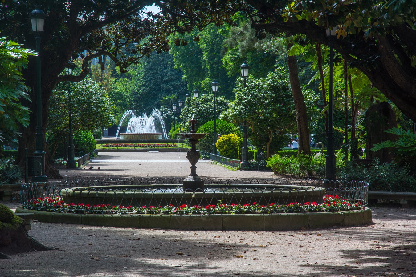 Park Alameda da Praza de Compostela ve Vigu