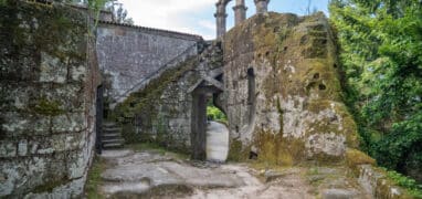 Galicie - klášter San Pedro de Rocas