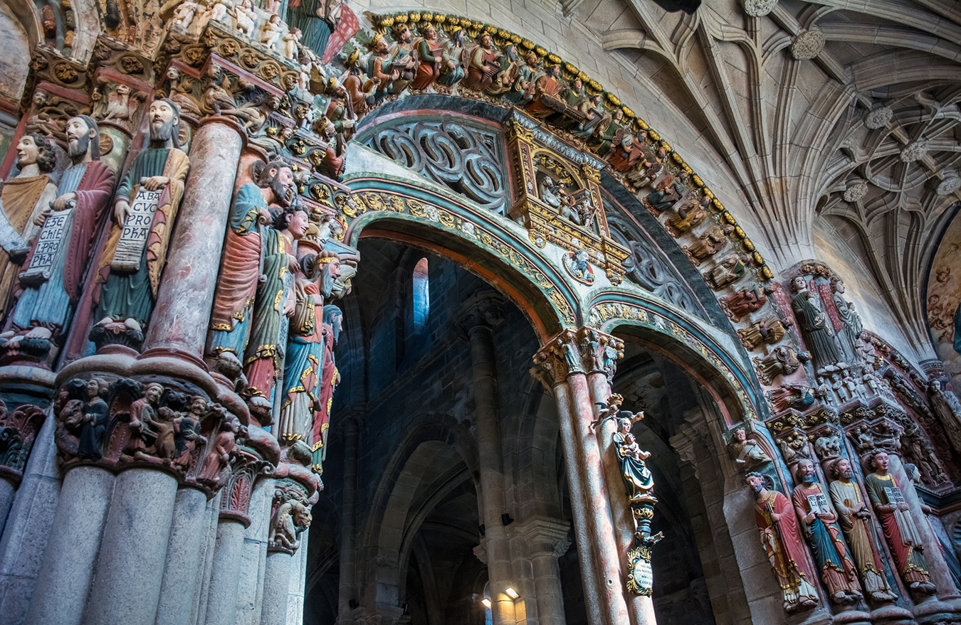 Pórtico do Paraíso v kostele v Ourense
