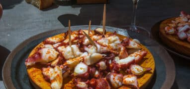 Chobotnice na tradiční galicijský způsob