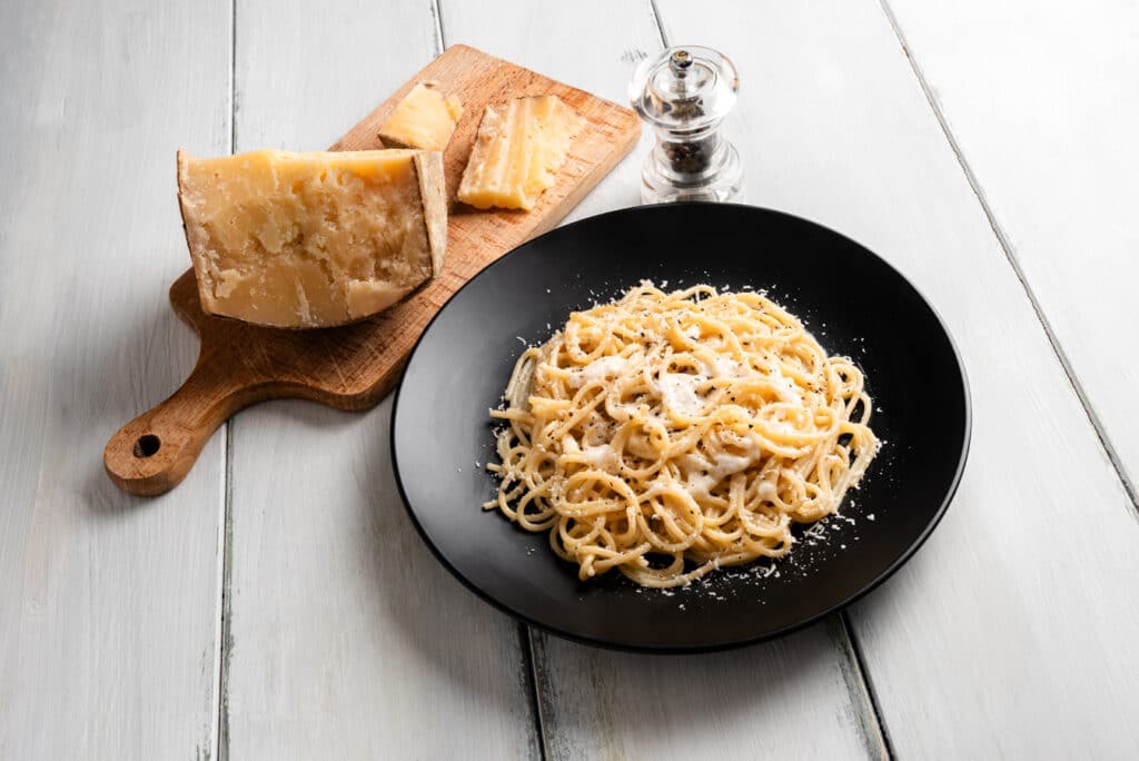 Kuchyně Lazia - cacio e pepe