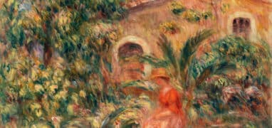 Malíři Azurového pobřeží - Renoirův obraz Krajina se ženou a psem z roku 1917