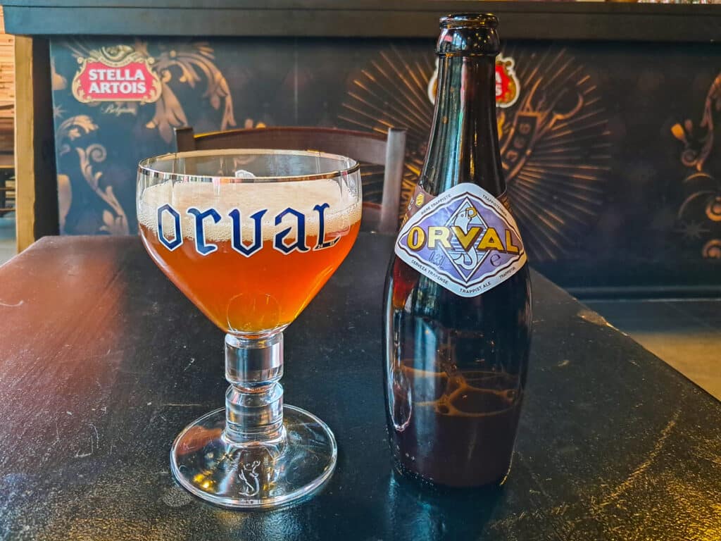 Belgické pivo Orval