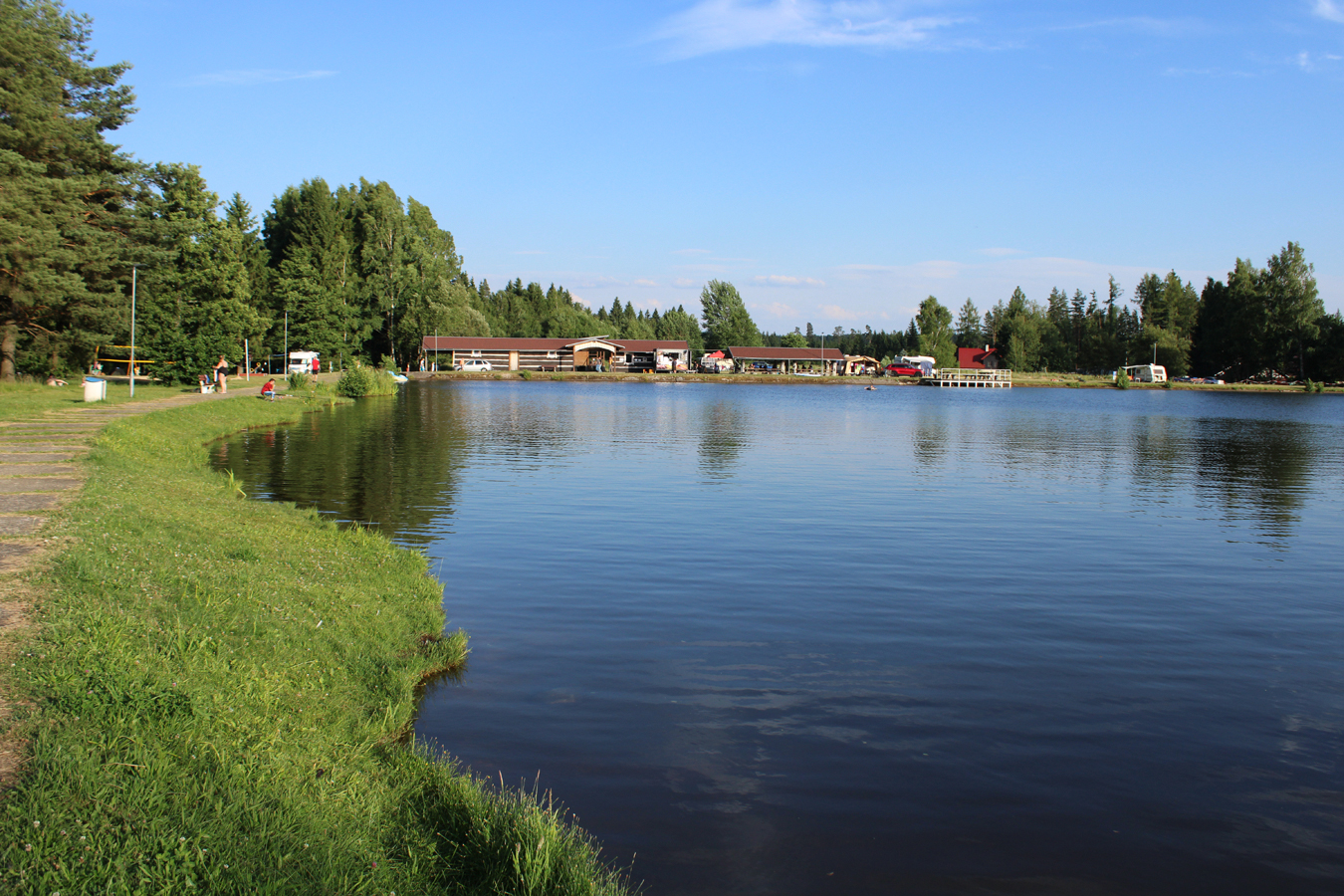 Šindelová - rekultivovaný rybník Tajch