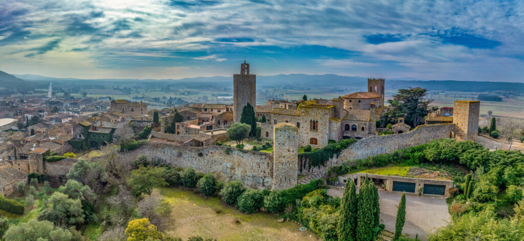 Provincie Girona - celkový pohled na Pals