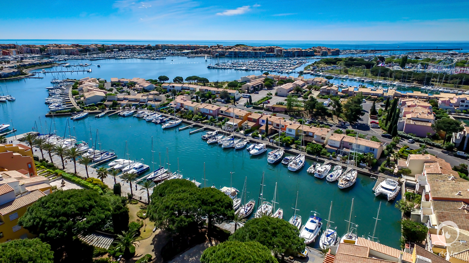 Jachetní přístav v resortu Cap d’Agde