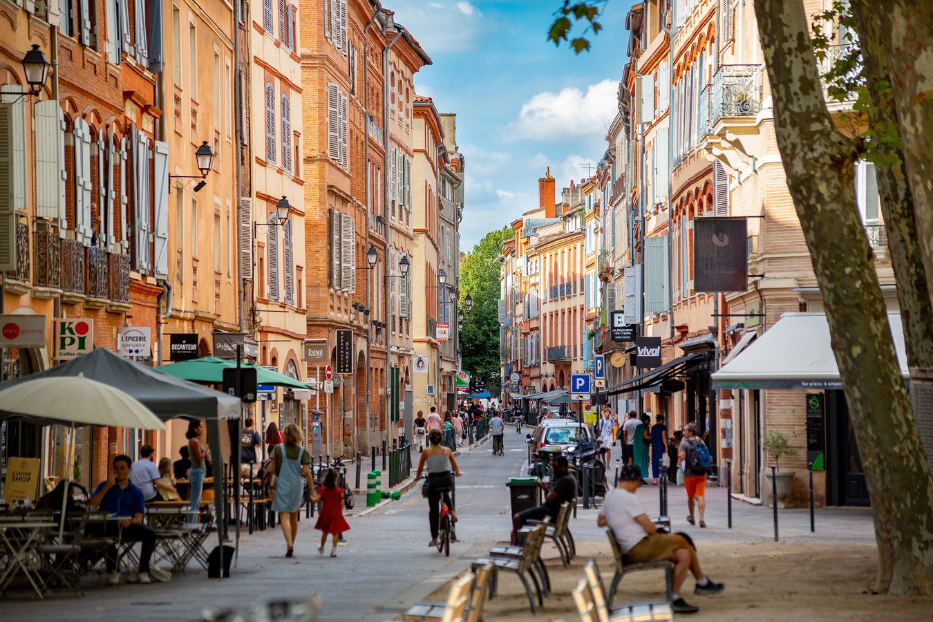 V ulicích starého města Toulouse