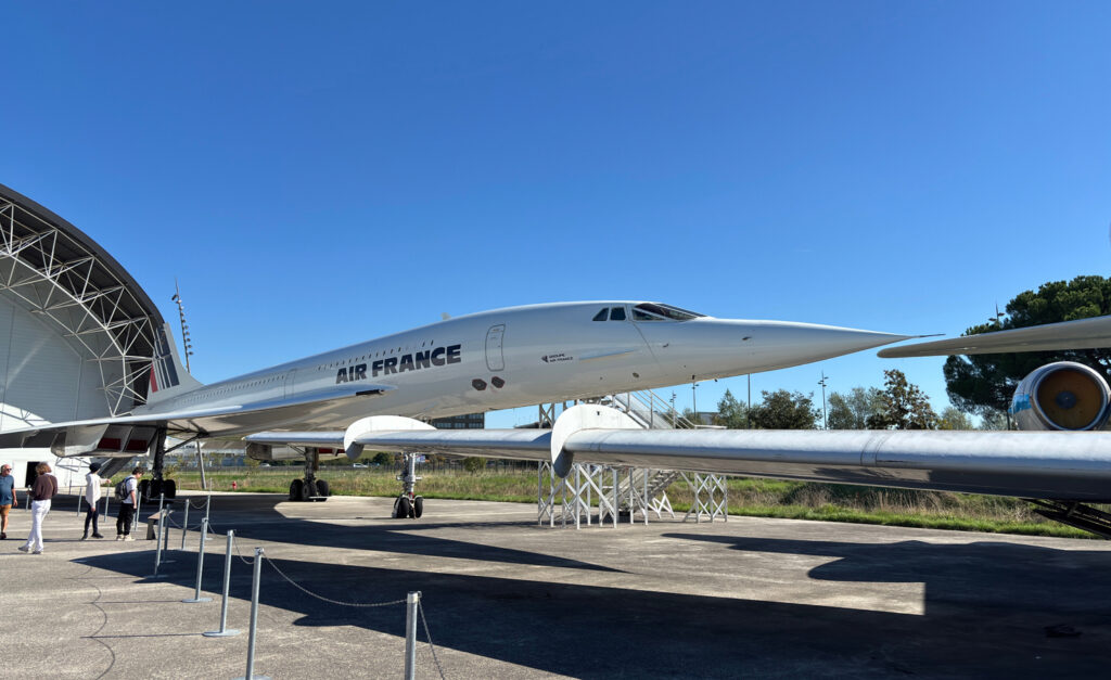 Concordo v muzeum Aeroscopia V Toulouse, které je díky sídlu Airbusu jedním z center letecké výroby v Evropě